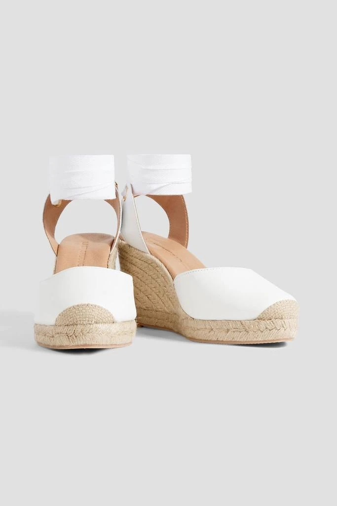 商品LAST STUDIO|Leather wedge espadrilles,价格¥436,第2张图片详细描述