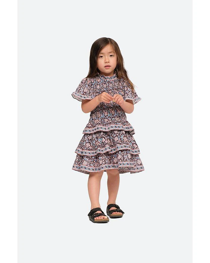 商品Sea|Girls' Amaki Border Print Smocked Dress - Little Kid, Big Kid,价格¥1042,第3张图片详细描述