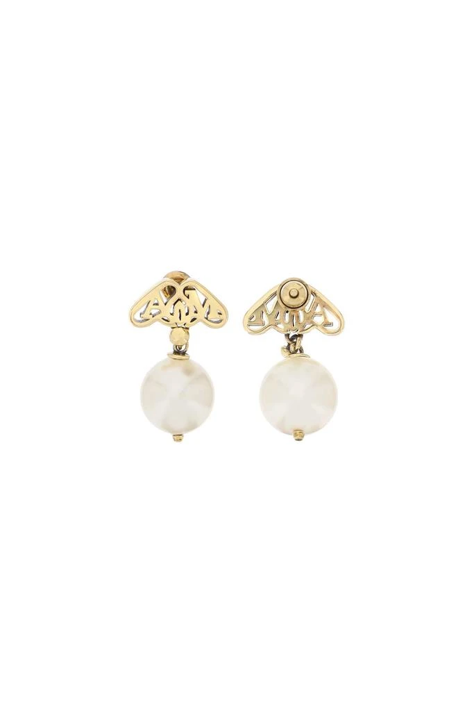 商品Alexander McQueen|pearl and seal earrings,价格¥1283,第3张图片详细描述