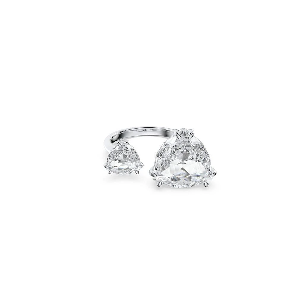 商品Swarovski|Millenia Open Trilliant Cut Rhodium Plated Ring,价格¥705,第1张图片