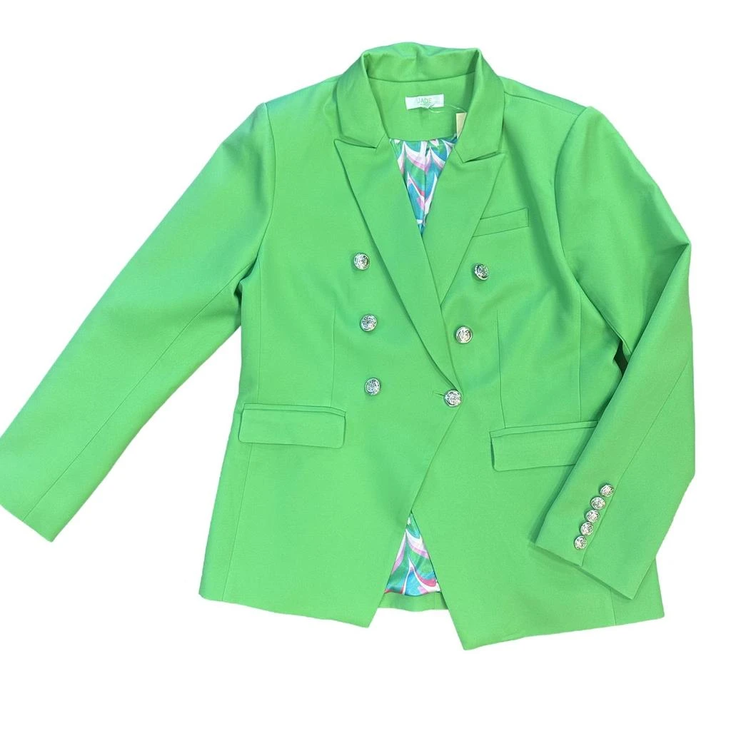 商品Jade|Women's Winnie Blazer In Matte Bright Green,价格¥1029,第1张图片