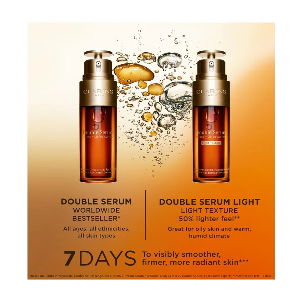 商品Clarins|Double Serum Light Texture Firming & Smoothing Anti-Aging Concentrate,价格¥1034,第3张图片详细描述
