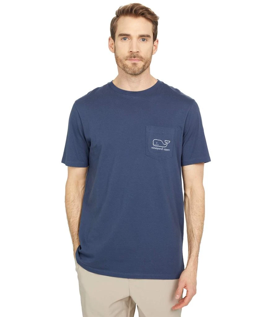 商品Vineyard Vines|Short Sleeve Vintage Whale Pocket T-Shirt,价格¥358,第3张图片详细描述