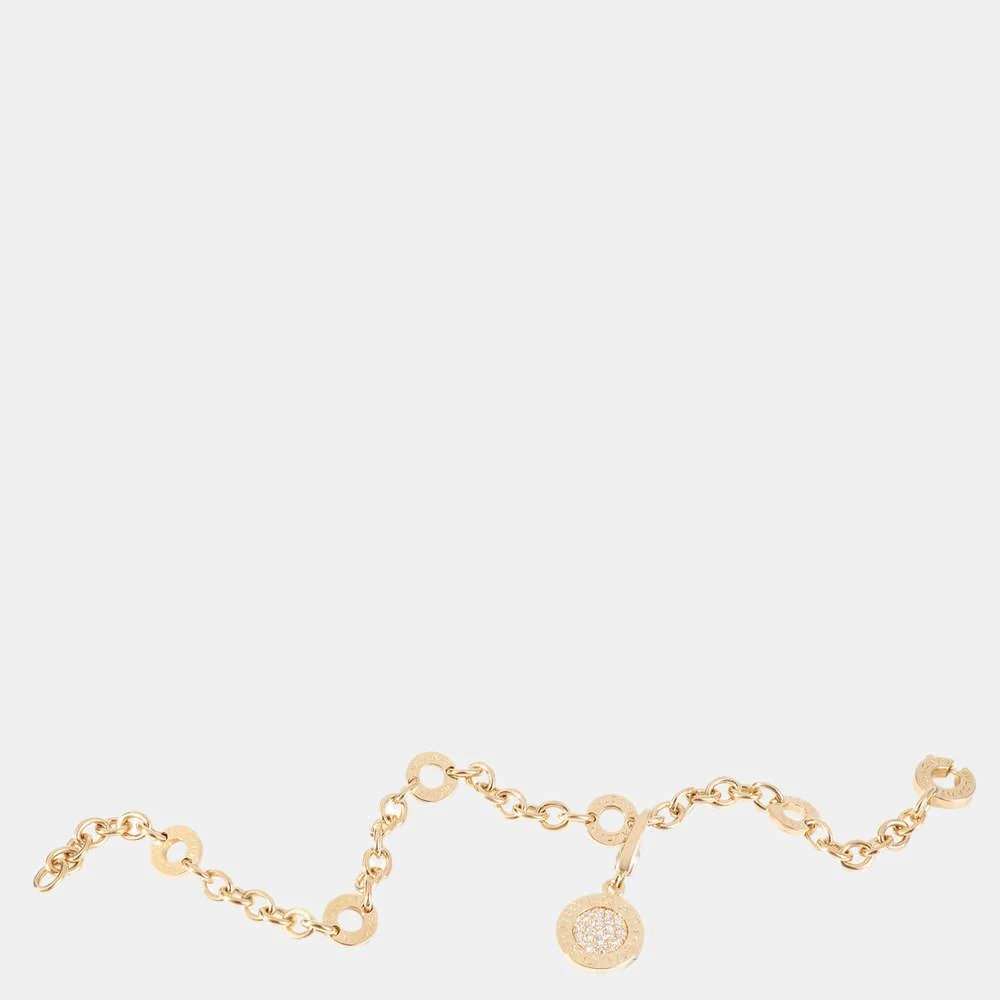 商品[二手商品] BVLGARI|Bvlgari Bvlgari 18K Yellow Gold Diamond Bracelet 7.25,价格¥30871,第2张图片详细描述
