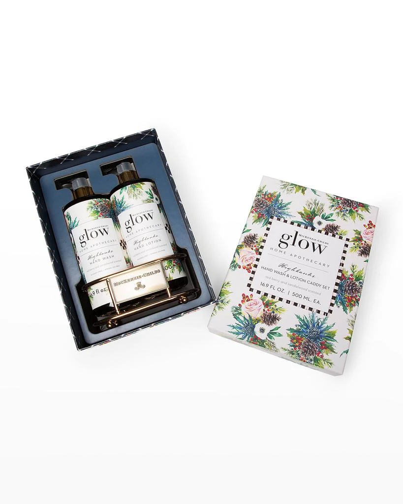 商品MacKenzie-Childs|Highbanks Soap & Lotion Caddy Set,价格¥673,第2张图片详细描述