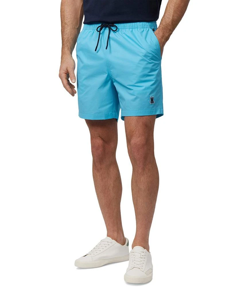 商品Psycho Bunny|Malta Hydrochromic 5.75" Swim Trunks,价格¥573,第1张图片