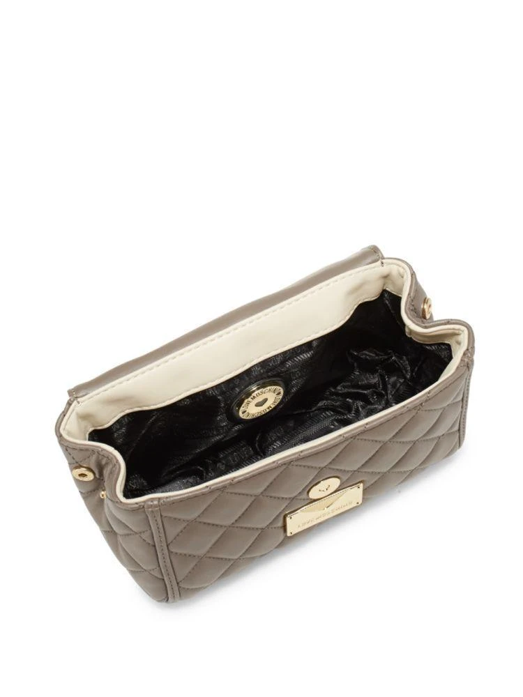 商品Moschino|Quilted Faux Leather Crossbody Bag,价格¥787,第2张图片详细描述
