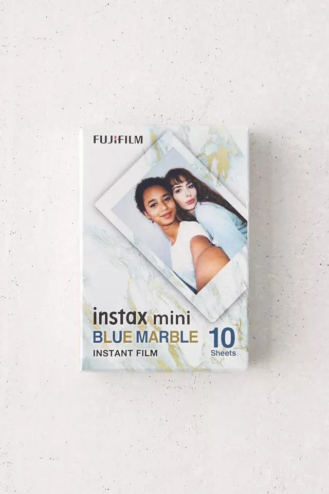 商品Fujifilm|Fujifilm INSTAX MINI Blue Marble Film,价格¥165,第1张图片详细描述