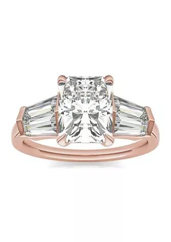 商品Charles & Colvard|Colvard Charles Colvard 3.86 Ct. T.w. Lab Created Radiant Cut Five Stone Engagement Ring In 14K Gold,价格¥12515,第1张图片