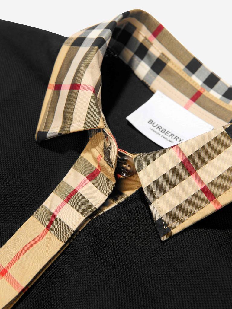 商品Burberry|Burberry Black Girls Check Collar Sigrid Dress,价格¥1790,第5张图片详细描述