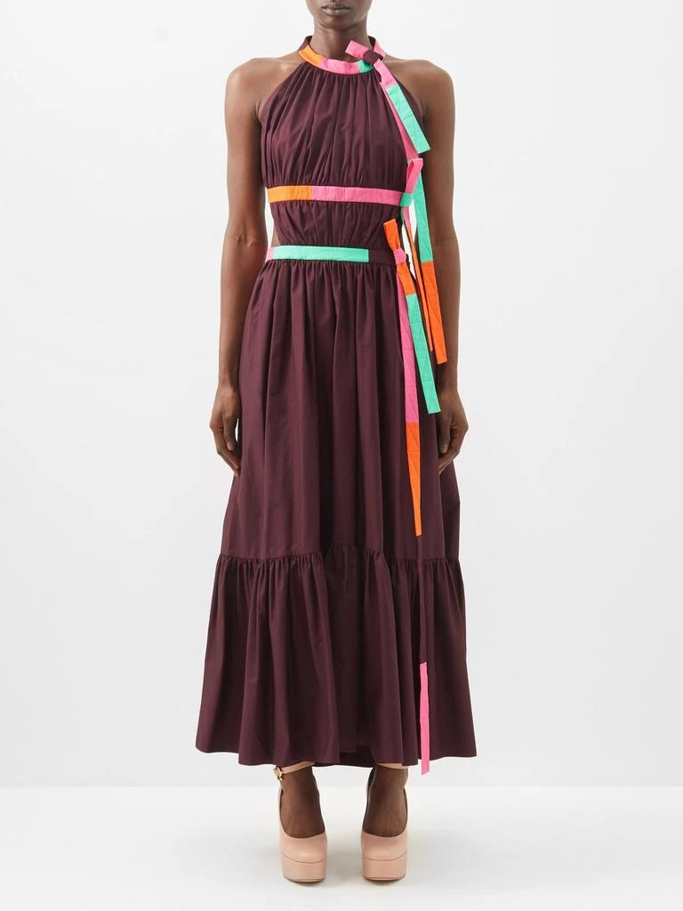 商品ROKSANDA|Niesha cutout-back cotton halterneck dress,价格¥5741,第1张图片