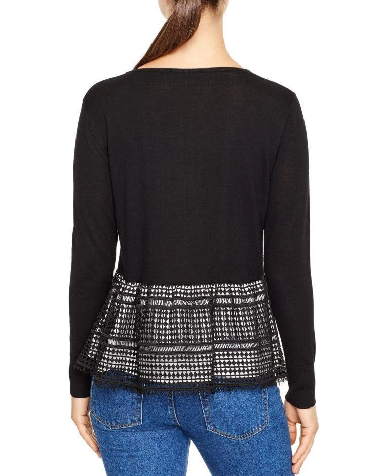 商品Sandro|Renee Peplum Sweater,价格¥1092,第2张图片详细描述