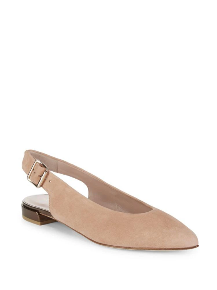 商品Stuart Weitzman|Heidi Suede Slingbacks,价格¥1026,第1张图片