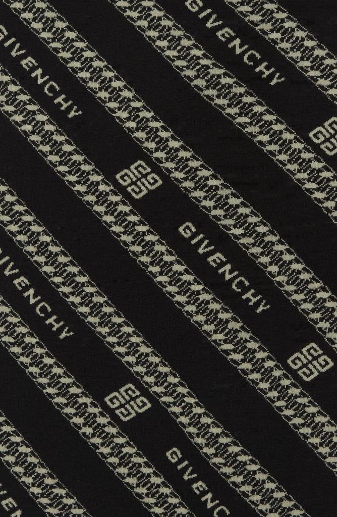 Givenchy]纪梵希Givenchy女款围巾|Logo Chain Print Wool Scarf 100