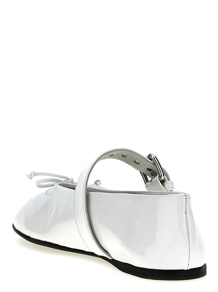商品Miu Miu|Buckle And Bow Ballet Flats White,价格¥6552,第3张图片详细描述