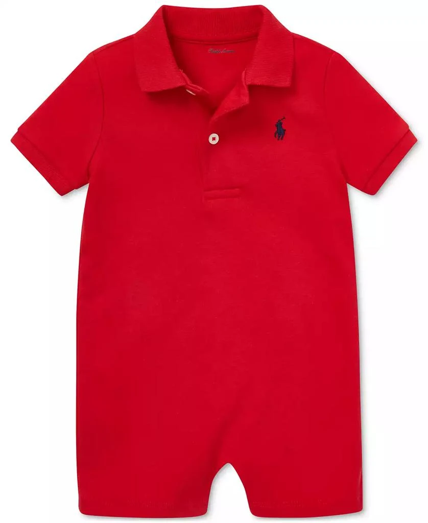 商品Ralph Lauren|男银纯棉面polo连体衣,价格¥277,第1张图片