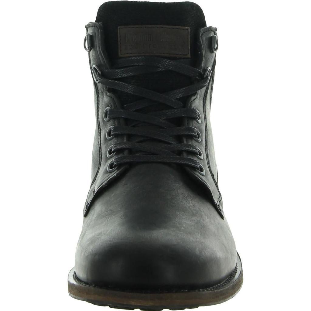 商品Steve Madden|Steve Madden Mens Vibes Leather Faux Fur Lined Ankle Boots,价格¥256,第4张图片详细描述