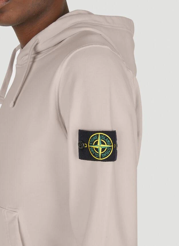 商品Stone Island|Logo-Patch Hooded Sweatshirt in Pink,价格¥2726,第5张图片详细描述