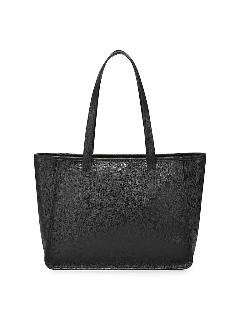 商品Longchamp|Le Foulonné Leather Shoulder Tote,价格¥4120,第1张图片