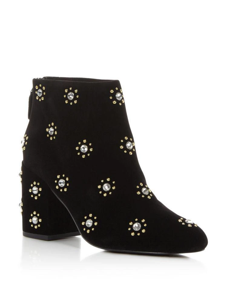 商品SENSO|Jamie Velvet Embellished Booties,价格¥1078,第1张图片