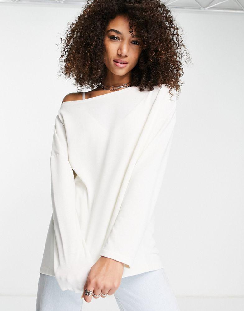 商品ALL SAINTS|Allsaints Rita long sleeve t-shirt in white,价格¥417,第5张图片详细描述