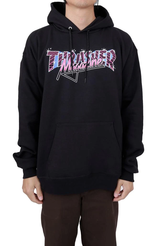 商品Thrasher|Vice Logo Pullover Hoodie - Black,价格¥334,第1张图片