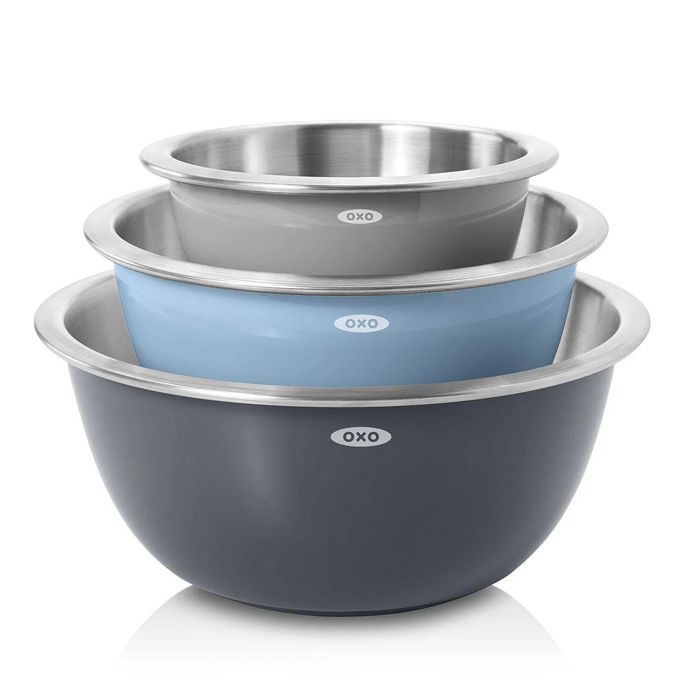 商品OXO|Insulated Stainless Steel Mixing Bowls,价格¥448,第1张图片