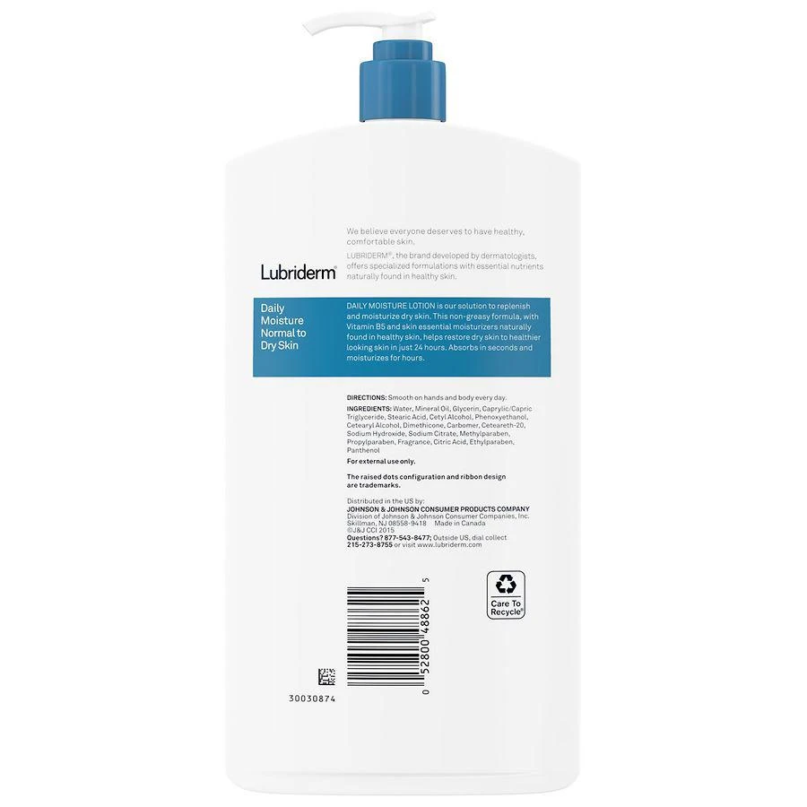 商品Lubriderm|强生Lubriderm 维B5 保湿润肤乳,价格¥98,第2张图片详细描述