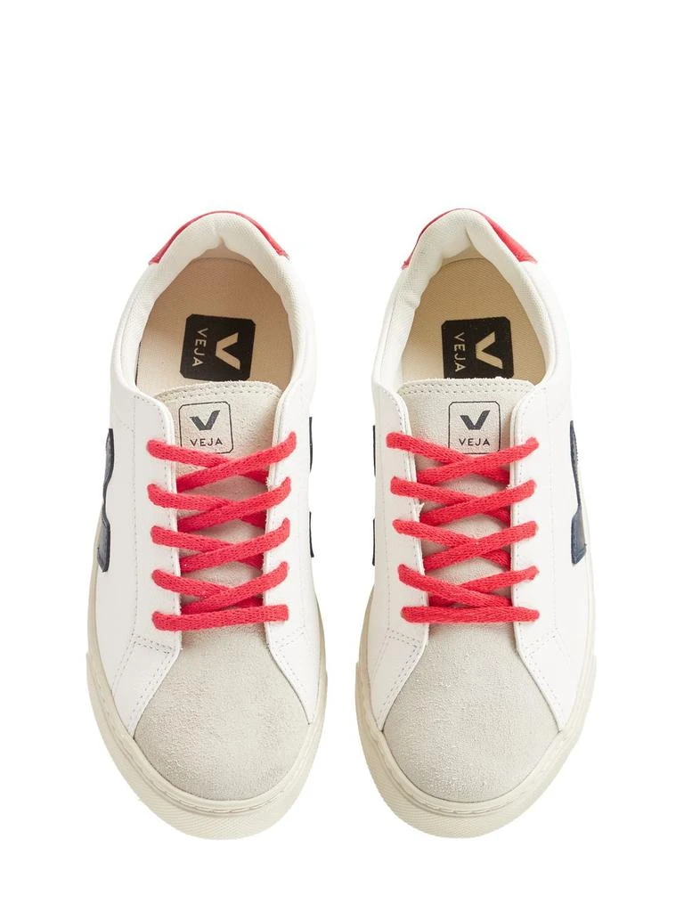 商品Veja|Chrome-free Leather Lace-up Sneakers,价格¥842,第1张图片详细描述