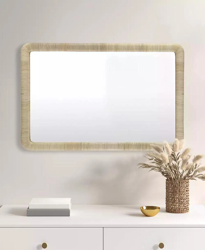 商品INK+IVY|Nova Natural Rattan Rectangle Wall Mirror,价格¥600,第5张图片详细描述