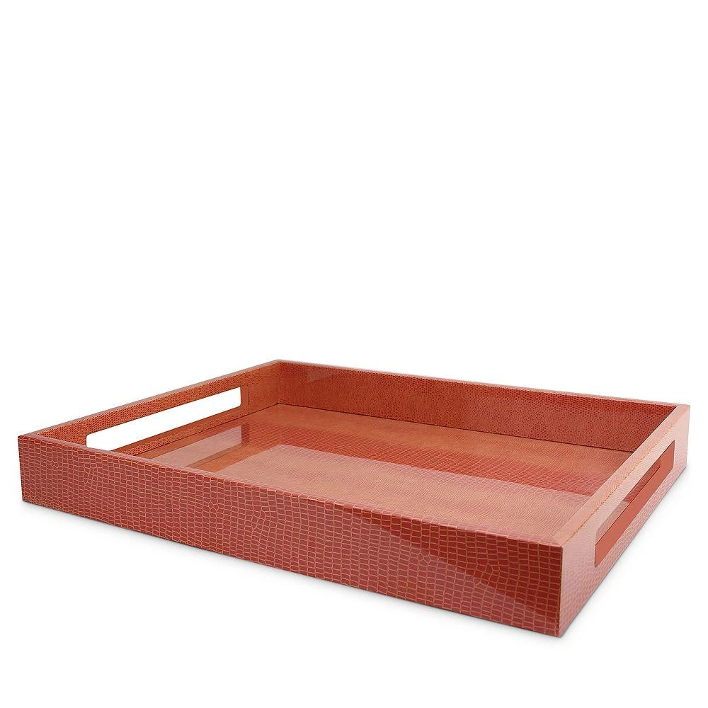 商品Addison Ross|Orange Croc Tray, 16" x 14",价格¥1309,第1张图片