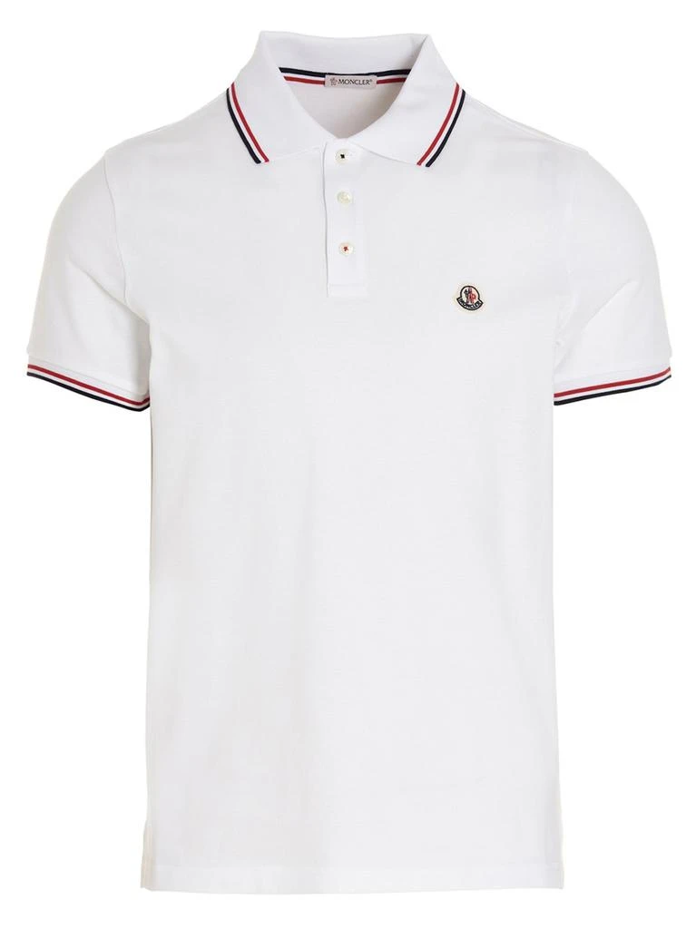 商品Moncler|Moncler Logo Patch Short-Sleeved Polo Shirt,价格¥2140,第1张图片