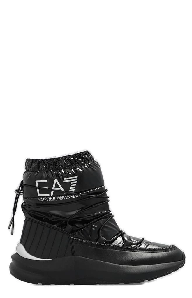 商品Emporio Armani|Ea7 Emporio Armani Logo-Printed Drawstring Quilted Snow Boots,价格¥1620,第1张图片