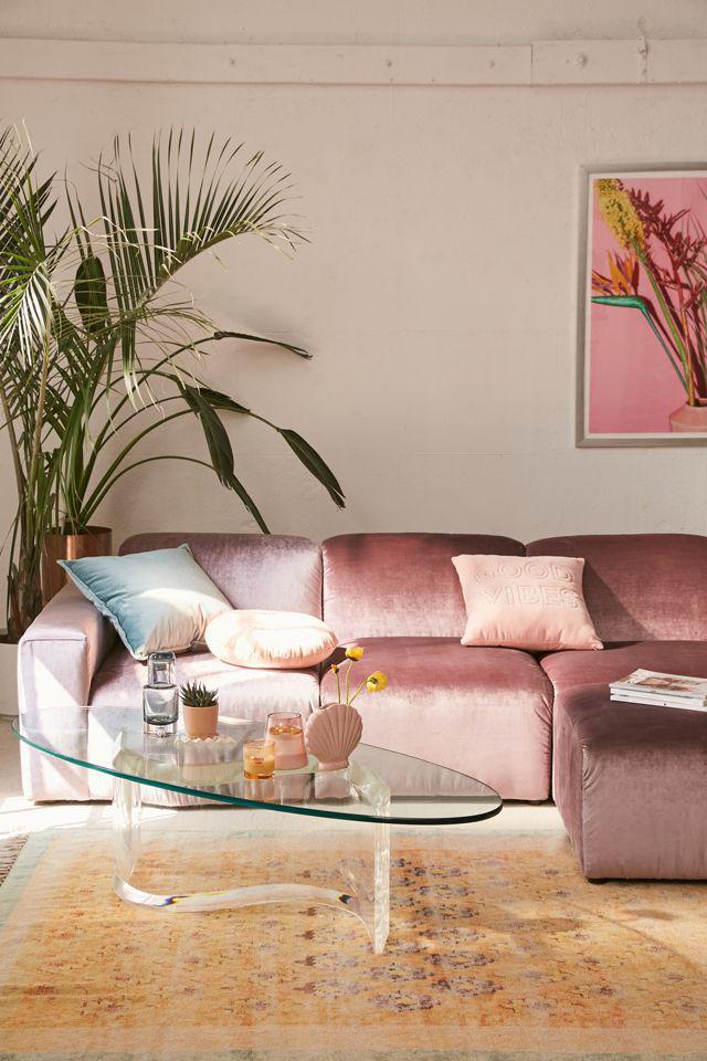 商品Urban Outfitters|Modular Velvet Sofa,价格¥3505-¥4785,第1张图片