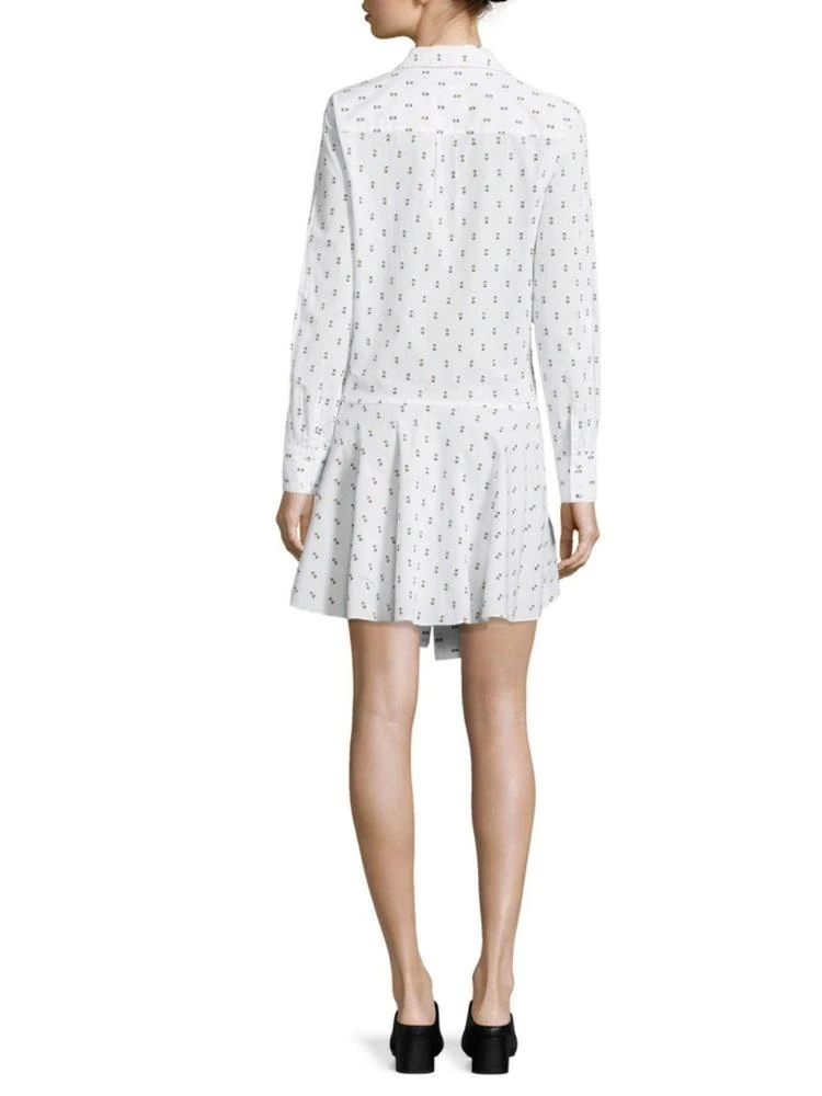 商品Derek Lam|Fil Coupe Tie Front Shirtdress,价格¥885,第2张图片详细描述