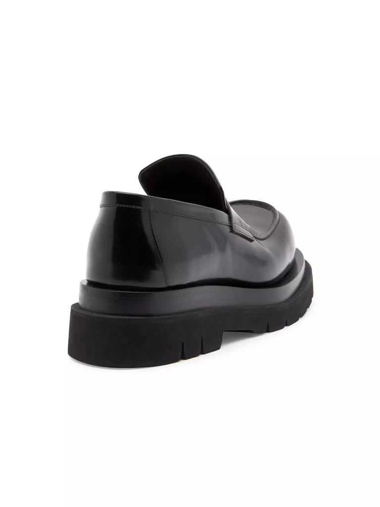 商品Bottega Veneta|Lug Leather Loafers,价格¥5805,第3张图片详细描述