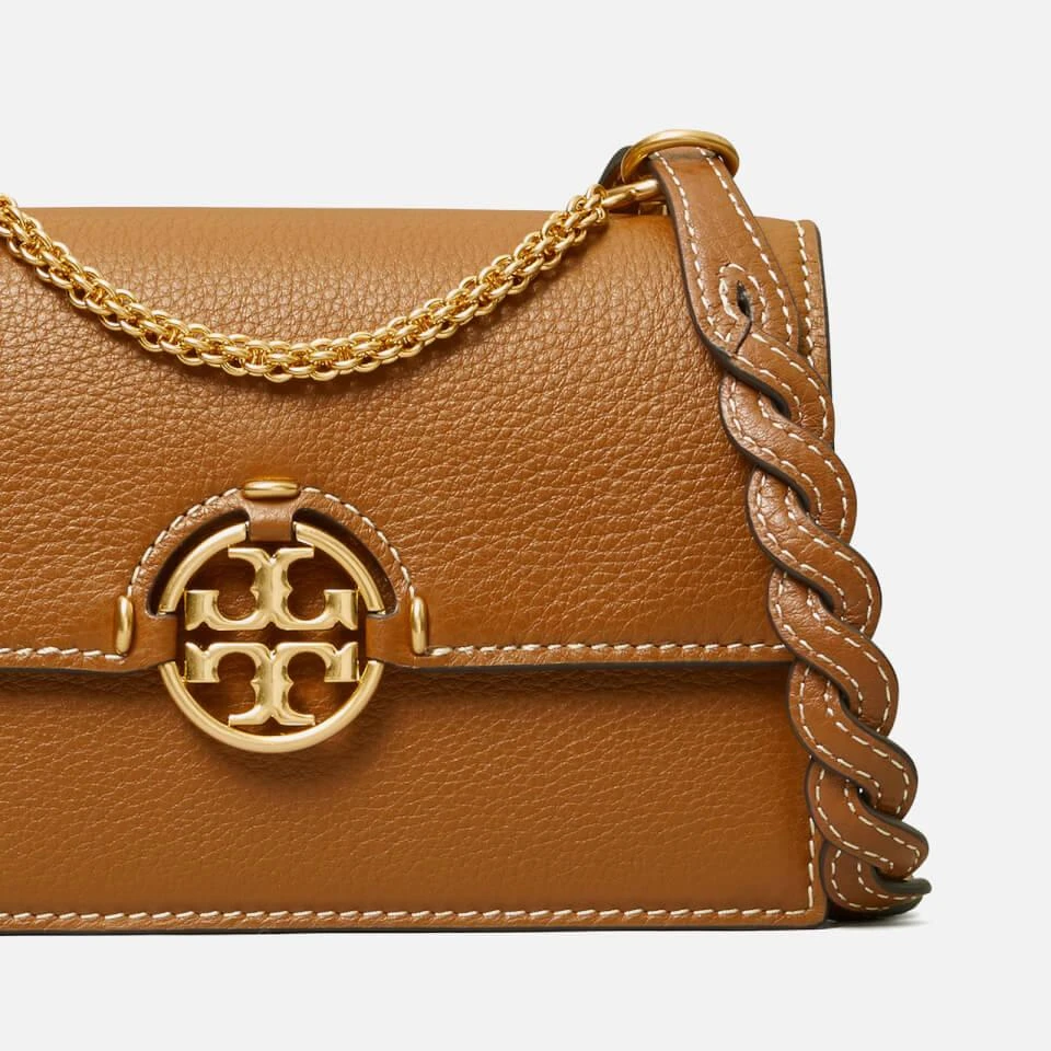 商品Tory Burch|TB女士Miller粒面牛皮编织链条迷你单肩包,价格¥2282,第5张图片详细描述