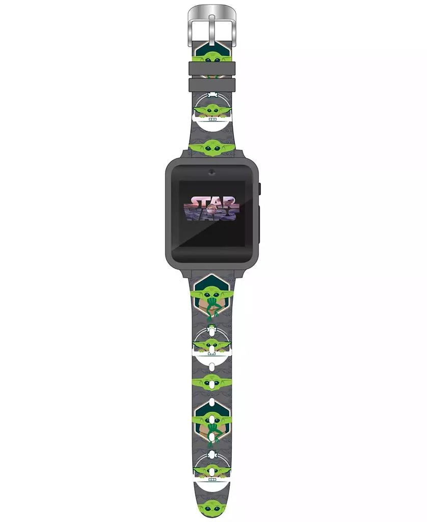 商品Accutime|Kid's Star Wars Baby Yoda Gray Silicone Strap Smart Watch 46x41mm,价格¥277,第2张图片详细描述