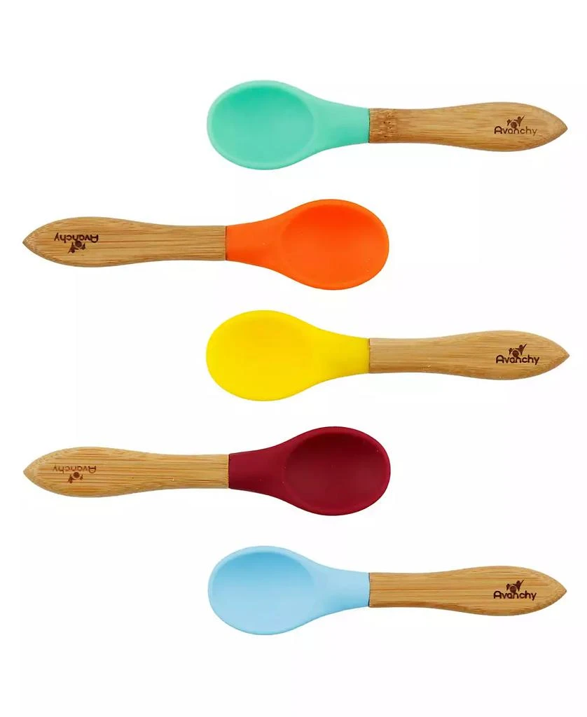 商品Avanchy|Baby Boys and Girls Bamboo Training Spoon Set,价格¥158,第1张图片