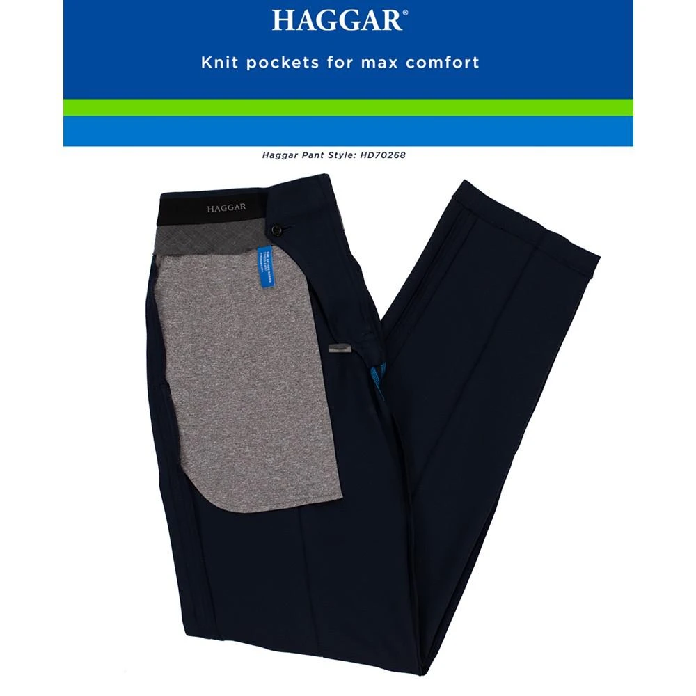 商品Haggar|Men's The Active Series Straight-Fit  Performance Stretch Solid Dress Pants,价格¥606,第5张图片详细描述