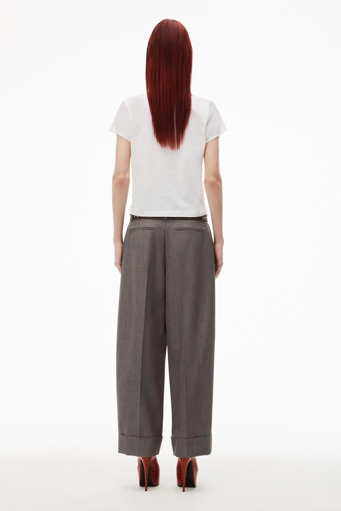 商品Alexander Wang|PUFF LOGO SHRUNKEN TEE IN COTTON JERSEY,价格¥1119,第5张图片详细描述
