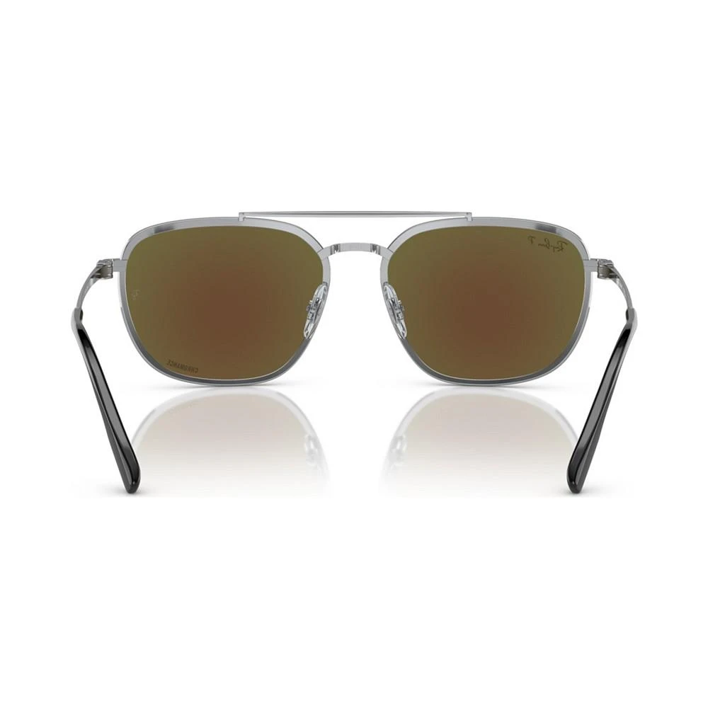 商品Ray-Ban|Men's Polarized Sunglasses, RB3708 Chromance,价格¥2061,第4张图片详细描述