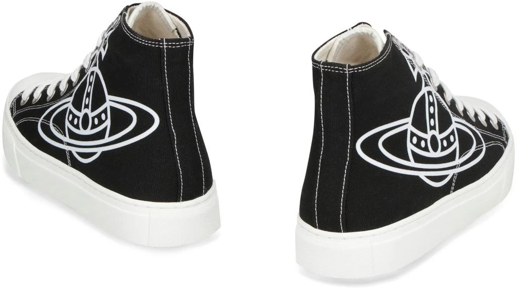商品Vivienne Westwood|Plimsoll Canvas High-top Sneakers,价格¥1769,第4张图片详细描述