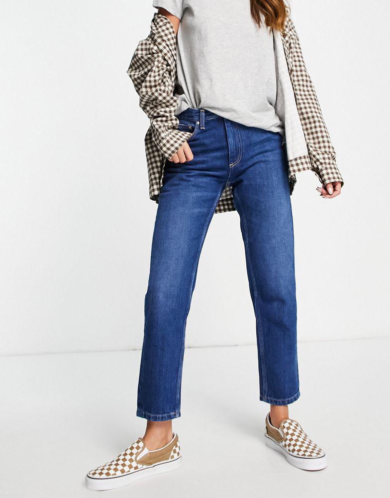 商品Carhartt|Carhartt WIP slim fit jeans in dark stonewash denim,价格¥245,第6张图片详细描述