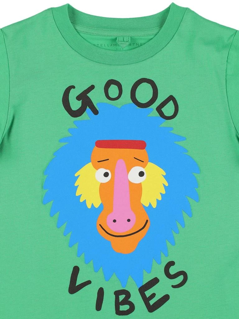 商品Stella McCartney|Monkey Print Organic Cotton T-shirt,价格¥355,第1张图片详细描述