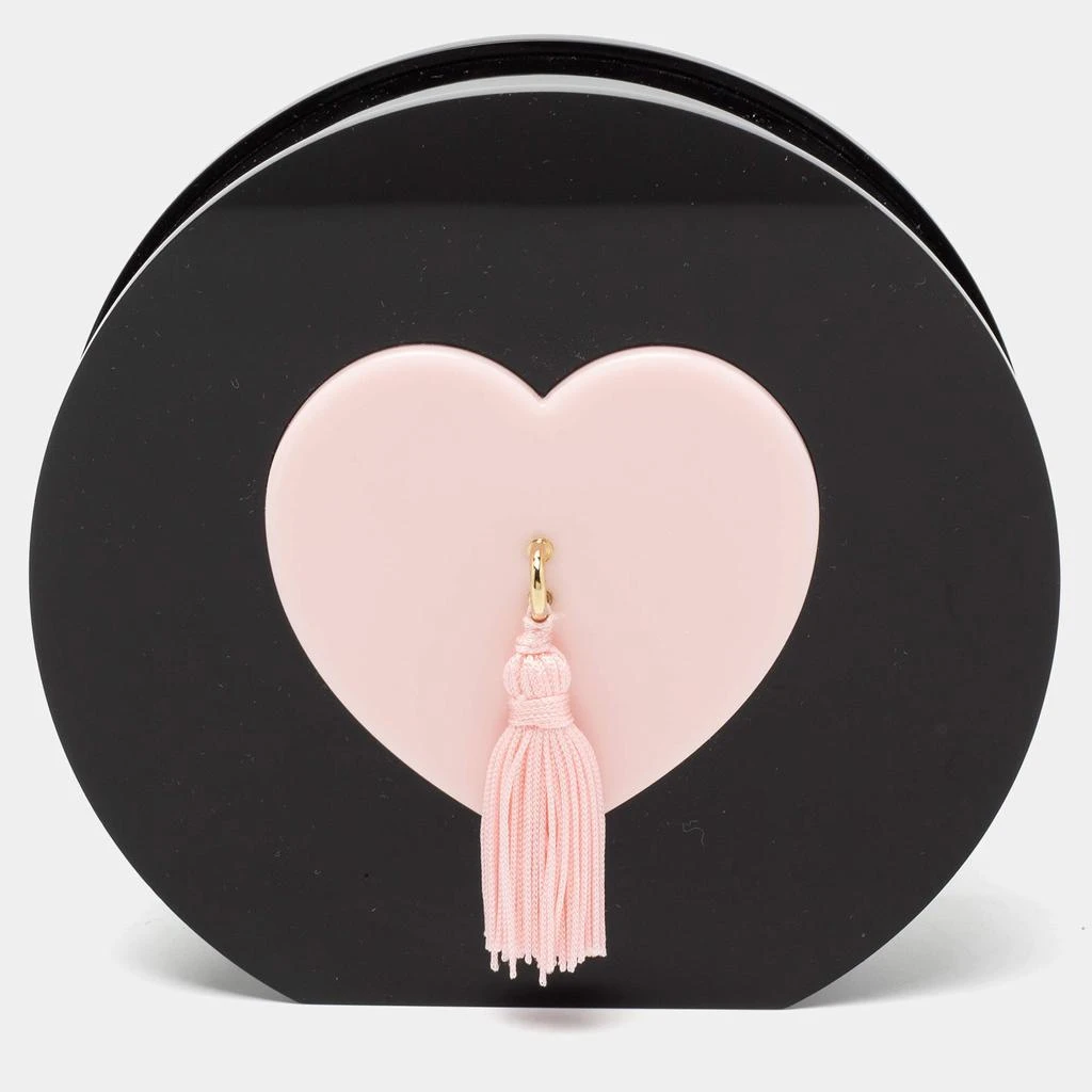商品[二手商品] Charlotte Olympia|Charlotte Olympia Black/Pink Perspex Such a Tease Tassel Clutch,价格¥1973,第1张图片