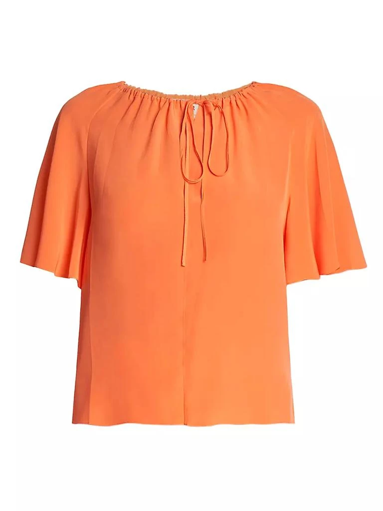 商品Marni|Gathered Silk Trapeze Top,价格¥1294,第1张图片