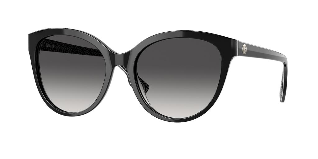 Betty Grey Gradient Cat Eye Ladies Sunglasses BE4365F 39778G 55商品第1张图片规格展示