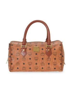 商品[二手商品] MCM|Logo Visetos Leather Duffel Bag,价格¥2962,第1张图片