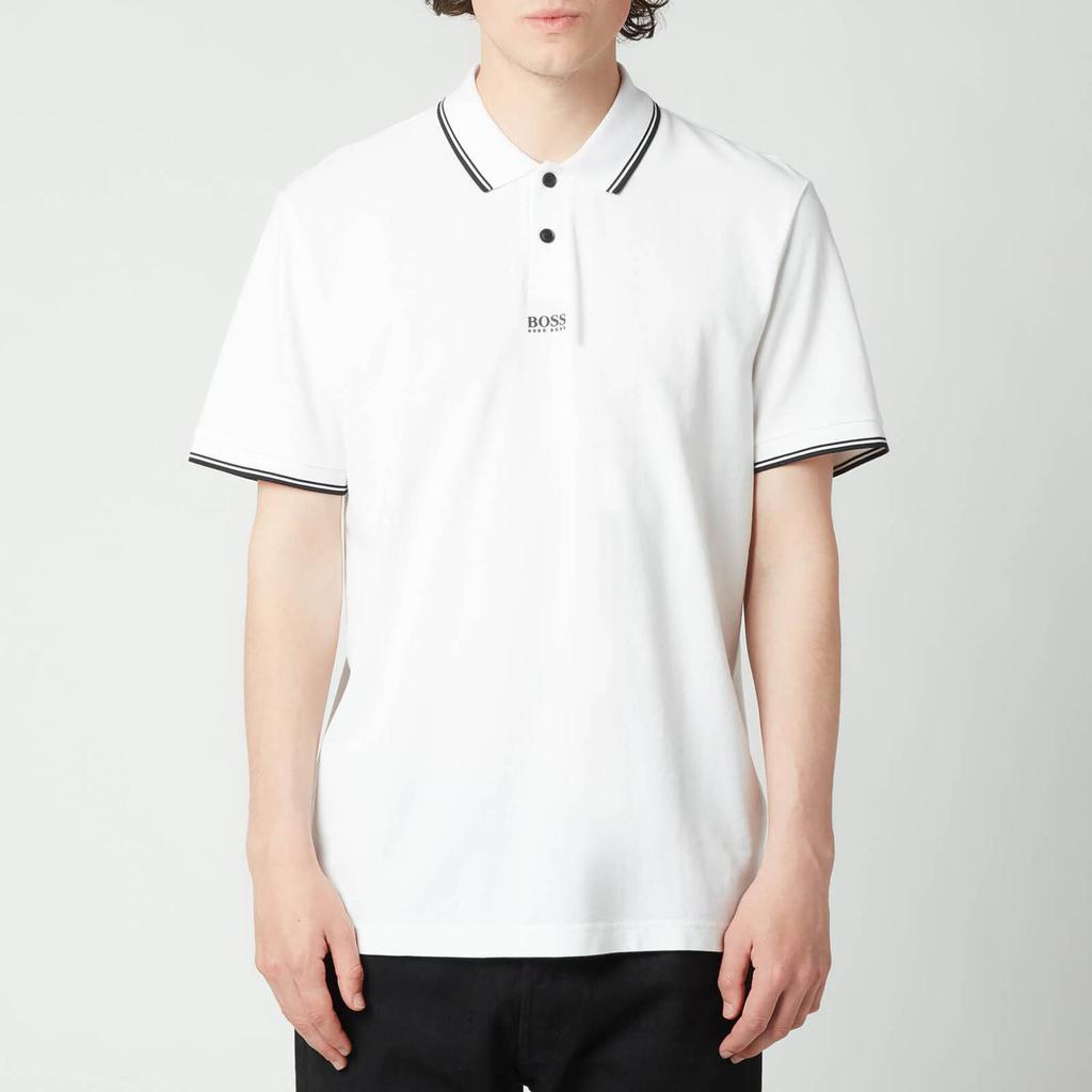 BOSS Orange Men's Pchup Polo Shirt - White商品第1张图片规格展示